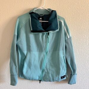 Unique Adidas x Parley zipper athletic jacket